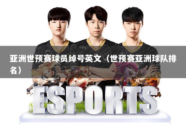 亚洲世预赛球员绰号英文（世预赛亚洲球队排名）