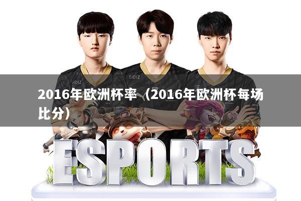 2016年欧洲杯率（2016年欧洲杯每场比分）